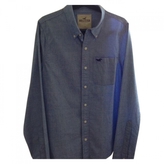 Thumbnail for your product : Hollister Blue Cotton Shirt