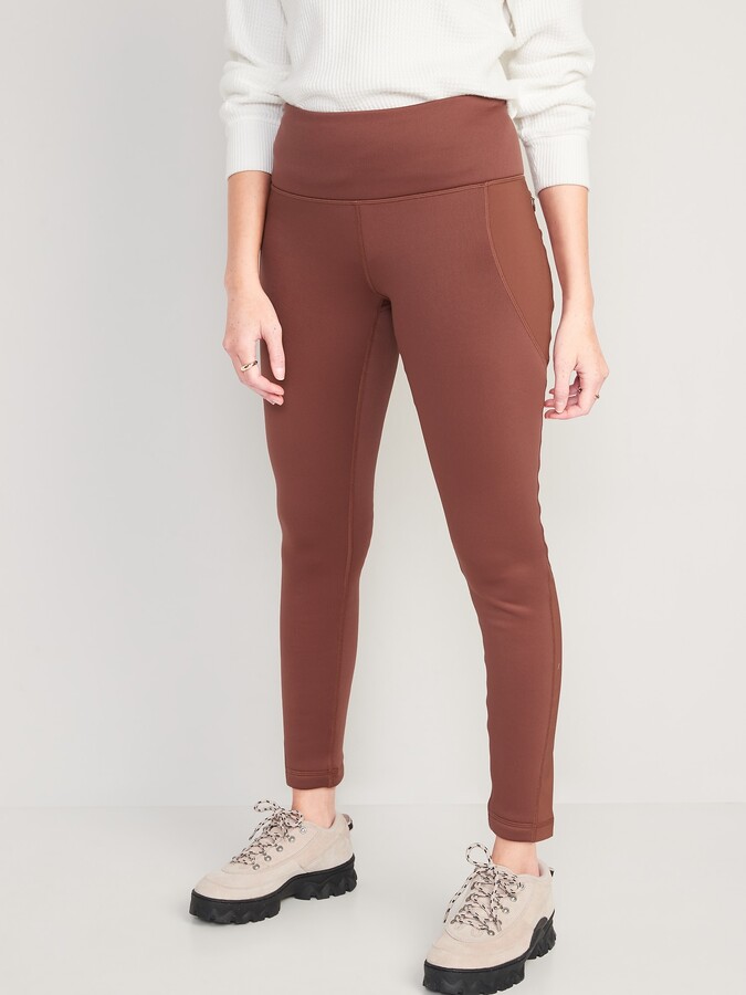 Old Navy High-Waisted UltraCoze Fleece-Lined Leggings for Women - ShopStyle