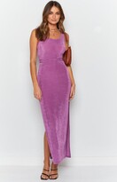 Thumbnail for your product : Beginning Boutique The Palms Midi Dress Purple