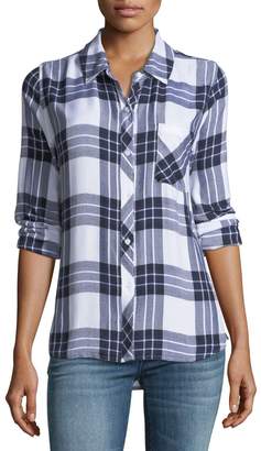 Rails Hunter Button-Front Long-Sleeve Plaid Shirt
