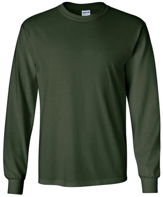 tight green long sleeve shirt