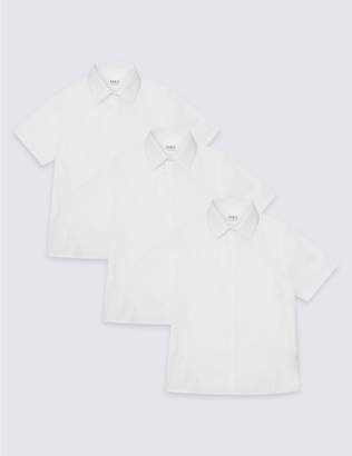 Marks and Spencer 3 Pack Boys' Easy to Iron Shirts