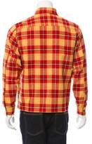 Thumbnail for your product : Gosha Rubchinskiy Flannel Plaid Wool Shirt