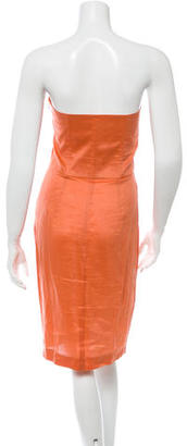 Stella McCartney Strapless Mini Sheath Dress