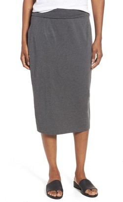 Eileen Fisher Women's Cozy Jersey Pencil Skirt