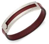 Thumbnail for your product : Vintage Leather Silver Bangle Bracelet