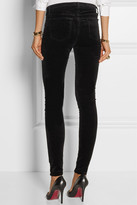 Thumbnail for your product : J Brand Super Skinny mid-rise velvet jeans