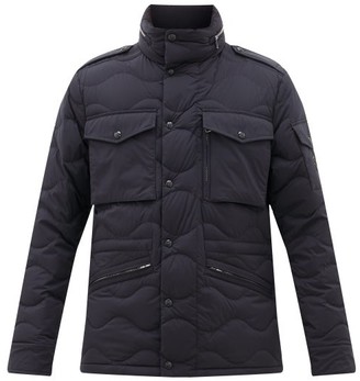 Moncler Senn Quilted Down Field Jacket - Navy - ShopStyle Outerwear