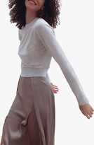 Thumbnail for your product : French Connection Loxi Recycled Crew Neck Jumper, Dove Grey Mel/Summer White