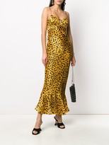 Thumbnail for your product : Saloni Animal Print Flared Dress