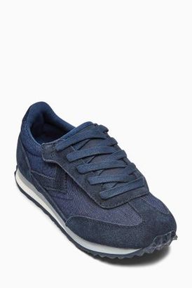 Next Boys Navy Touch And Close Trainers (Older Boys)