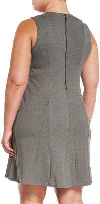 Tart Plus Deandra Colorblock A-line Dress, Black, Plus Size