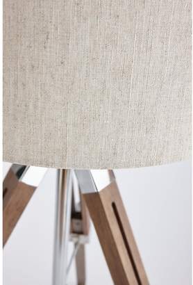 Ideal Home Loki Wooden Tripod Floor Lamp