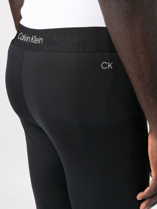 Calvin Klein Logo-Waistband Leggings