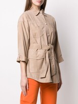 Thumbnail for your product : Arma Tie-Waist Patch-Pocket Jacket