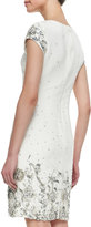 Thumbnail for your product : Marchesa Shift Style Beaded & Sequined Cocktail Dress, Ivory