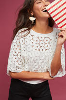 Thumbnail for your product : Anthropologie Cela Open-Back Blouse, White