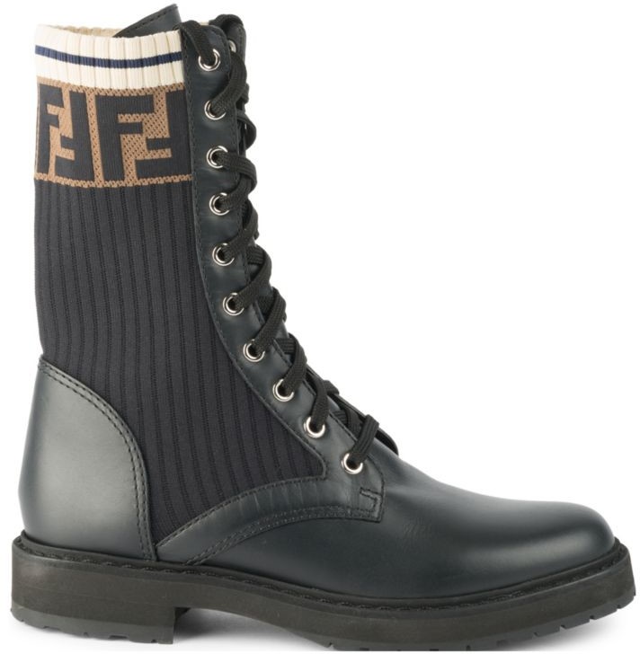 rockoko chelsea sock combat boot