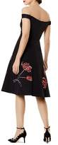 Thumbnail for your product : Karen Millen Embroidered Off-the-Shoulder Dress