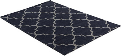 Isabelline Oberlin Navy Blue Rug