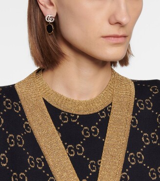 Gucci Double G embellished earrings - ShopStyle