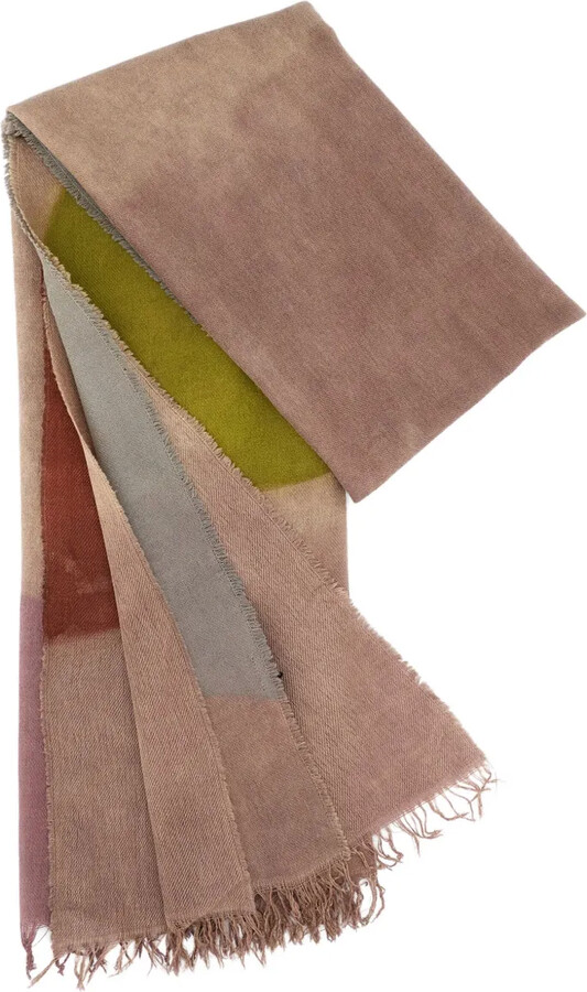 Exquisite J Geometric-Graffic Fringed Scarf