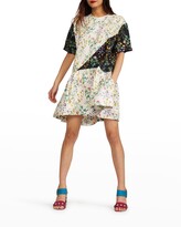 Thumbnail for your product : Cynthia Rowley Demi Patchwork Tee Dress