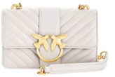 Thumbnail for your product : Pinko Love Mini Icon V Quilt Cl Nappa Light Grey Crossbody Bag