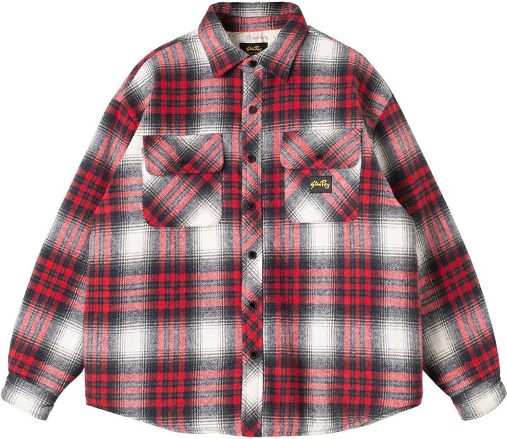 Stan Ray Quilted Plaid Overshirt - Men's
