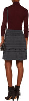 Thumbnail for your product : IRO Jade tiered silk and cotton-blend mini skirt