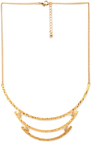 Thumbnail for your product : Forever 21 Tiered Dimple Bib Necklace