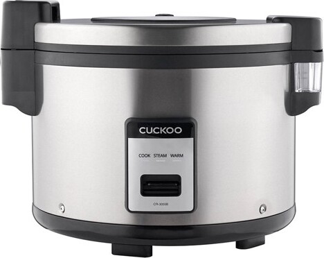 Cuckoo 30-Cup Commercial Rice Cooker and Warmer Silver Finish