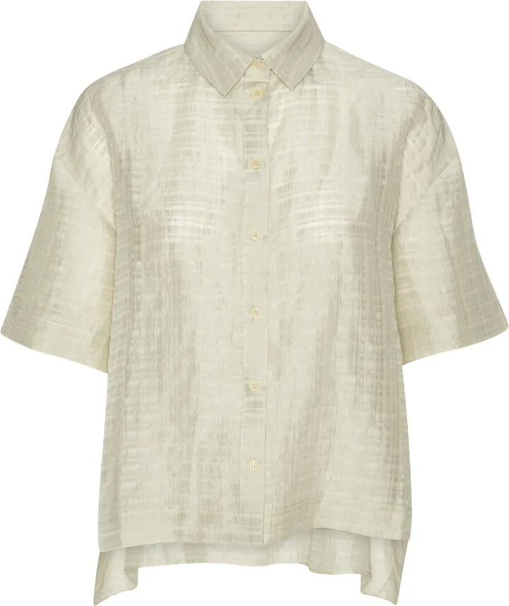Henrik Vibskov Buttoned Short-Sleeve Top