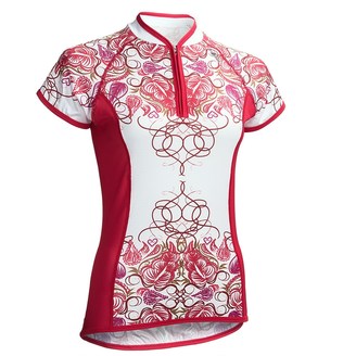 Shebeest Divine Flourish Cycling Jersey - Short Sleeve (For Women)