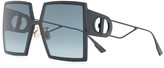 Thumbnail for your product : Dior Sunglasses 30Montaigne oversized-frame sunglasses