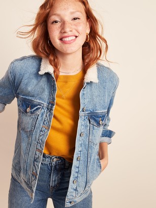 Old navy oversized denim jacket Clearance