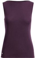 Thumbnail for your product : Ralph Lauren Knit Silk-Blend Sleeveless Top