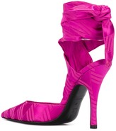 Thumbnail for your product : ATTICO Front Tie Pointed Pumps