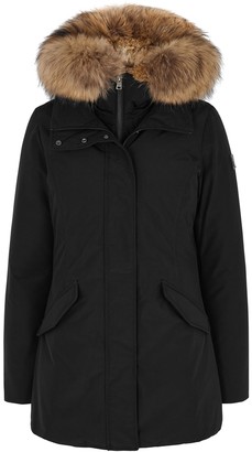 woolrich fur lined parka
