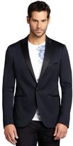 Thumbnail for your product : Etro navy cotton single button jacket