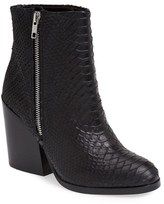 Thumbnail for your product : Steve Madden Blonde Salad Peace Love Shea 'Tstudio' Snake Embossed Leather Bootie (Women)