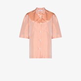 Thumbnail for your product : NACKIYÉ Pink Gazebo Shantung Silk Shirt