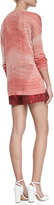 Thumbnail for your product : Haute Hippie Strapless Jumpsuit with Summer Shorts, Orange/Cream