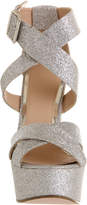 Thumbnail for your product : Office Jo Jo X Front Wedge Silver Glitter