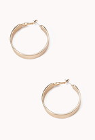 Thumbnail for your product : Forever 21 Mid-Size Plated Hoops