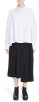 Thumbnail for your product : Yohji Yamamoto Y's by Pleated Button Front Wool Skirt
