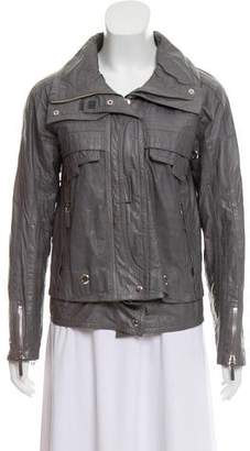 Gucci Leather Cargo Jacket