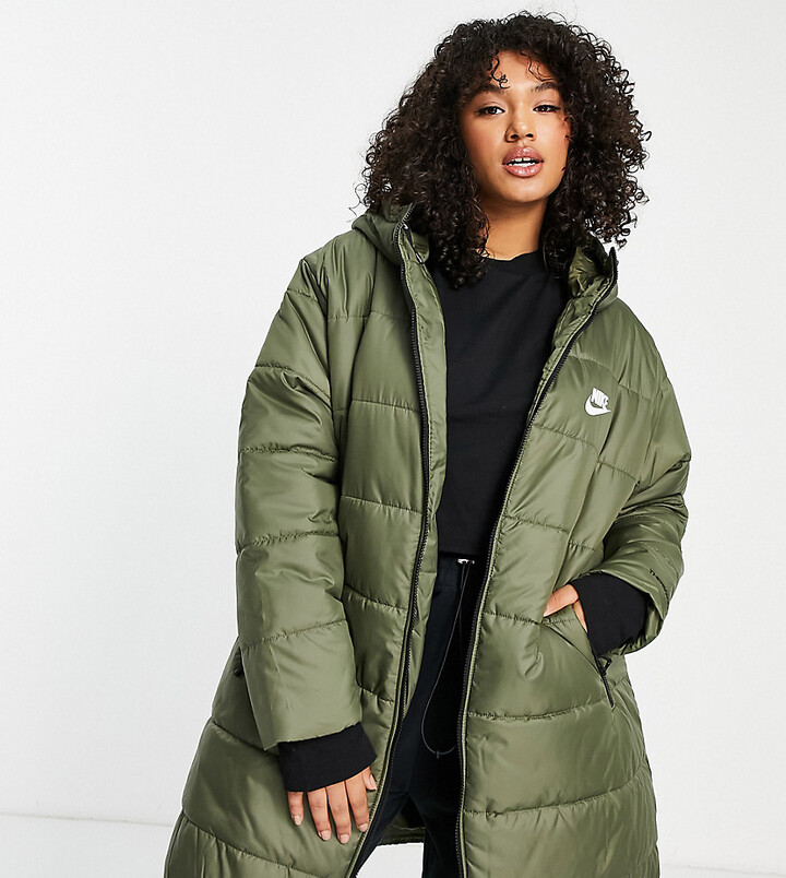 longline jacket with hood