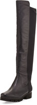 Thumbnail for your product : Donald J Pliner Roz Leather Over-the-Knee Boot, Black