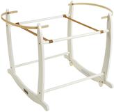 Thumbnail for your product : Clair De Lune Deluxe White Rocking Moses Basket Stand